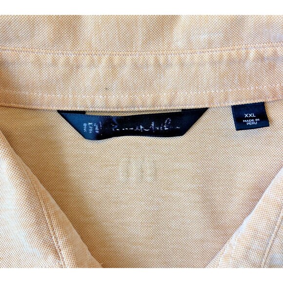 Travis Mathew Mens Brogrammer Heather Autum Sunset Golf Polo XXL - Picture 4 of 6